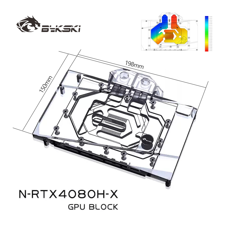 Bykski GPU Water Block for NVI - Rtx 4080 Water Cooling Block 评论和价格