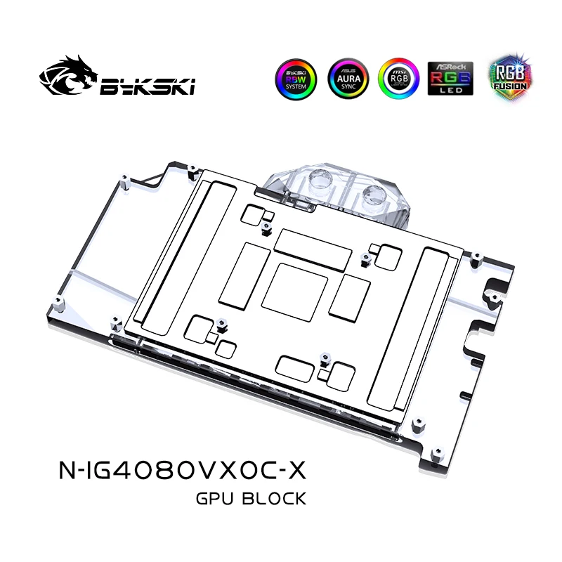 Bykski N-IG4080VXOC-X GPU Bloc - Rtx 4080 Water Cooling Block 评论和价格