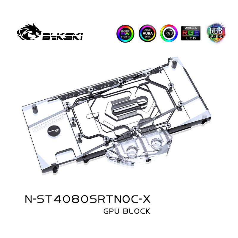 Bykski N-ST4080SRTNOC-X GPU Bl - Rtx 4080 Water Cooling Block 评论和价格
