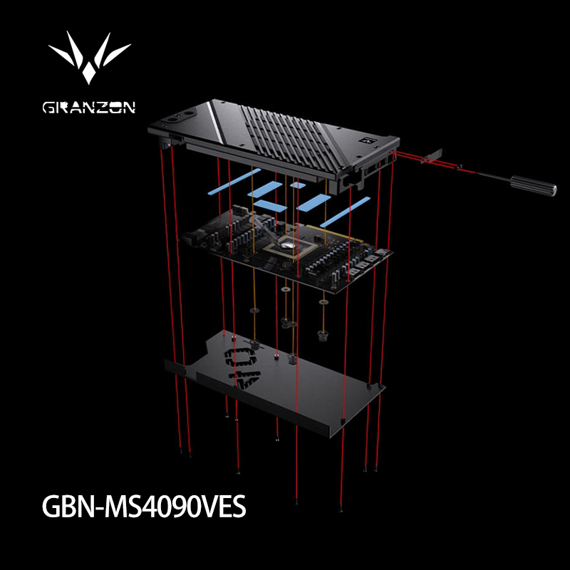 Granzon GPU Water Block for MS - Rtx 4090 Water Block Full Cover 评论和价格