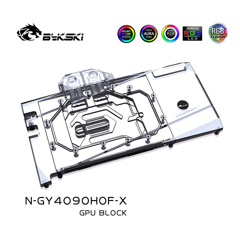 Bykski N-GY4090HOF-X GPU Block - Rtx 4090 Water Block Full Cover 评论和价格