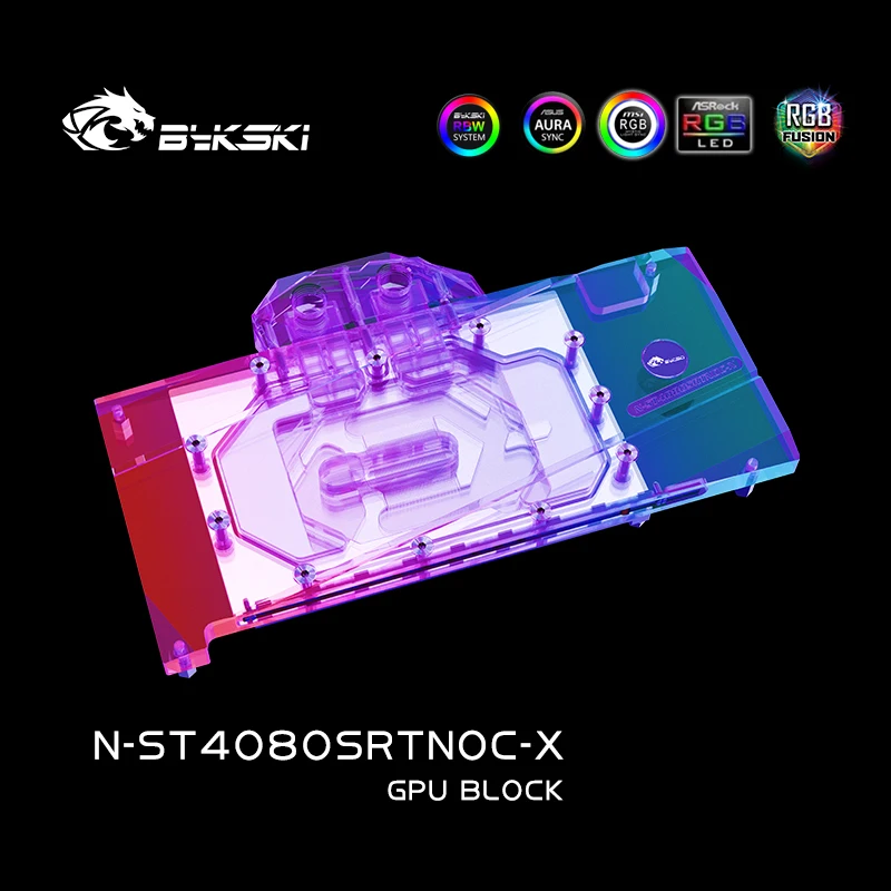 Bykski N-ST4080SRTNOC-X GPU Bl - Rtx 4080 Water Cooling Block 评论和价格