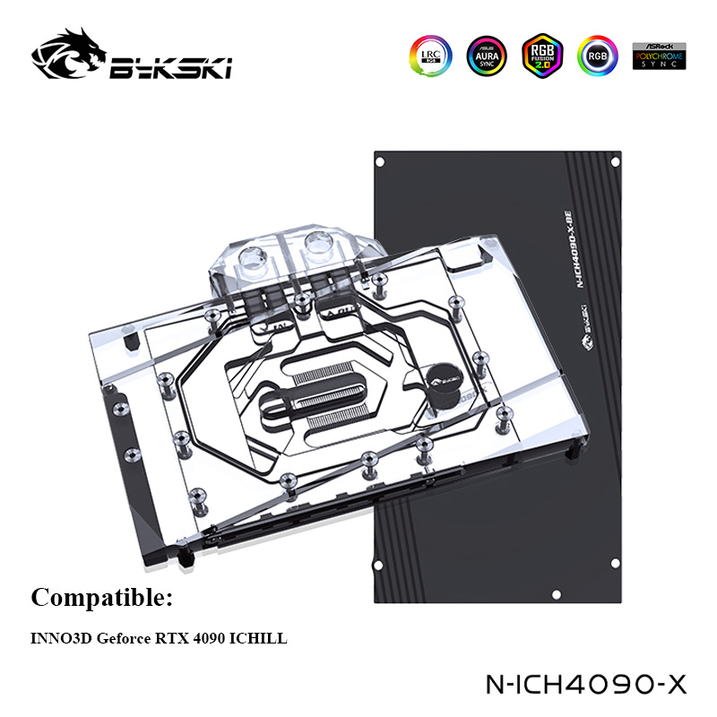 Bykski Water Cooler Use For IN - Rtx 4090 Water Block Full Cover 评论和价格