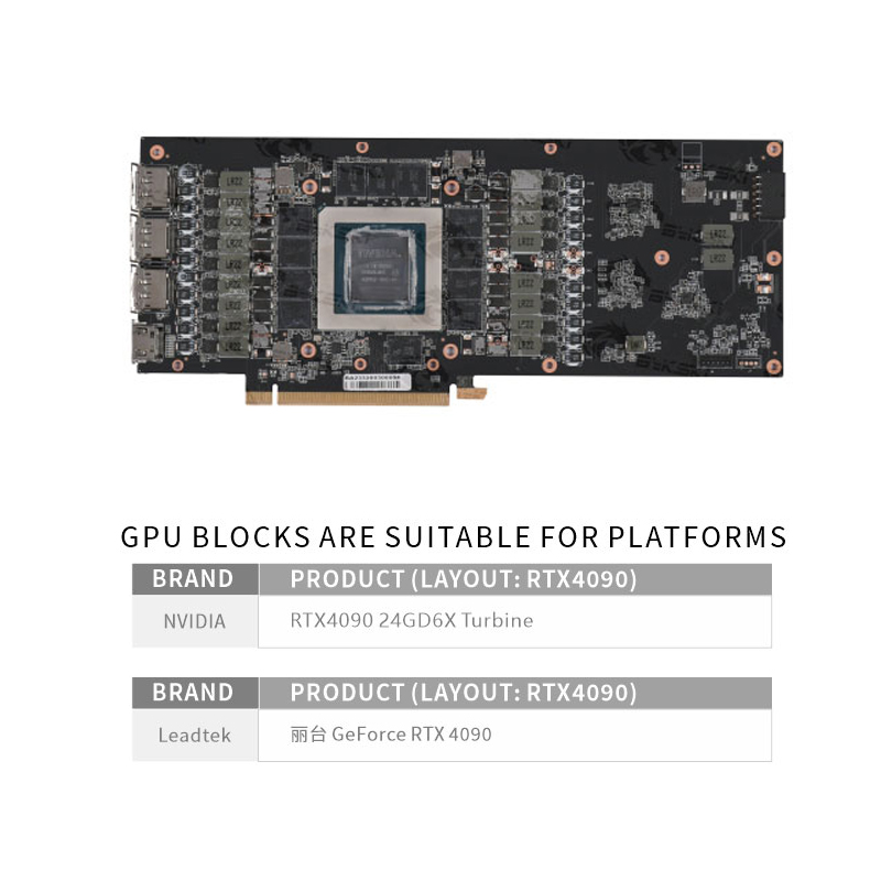 Bykski GPU Water Block Use for - Rtx 4090 Water Block Full Cover 评论和价格